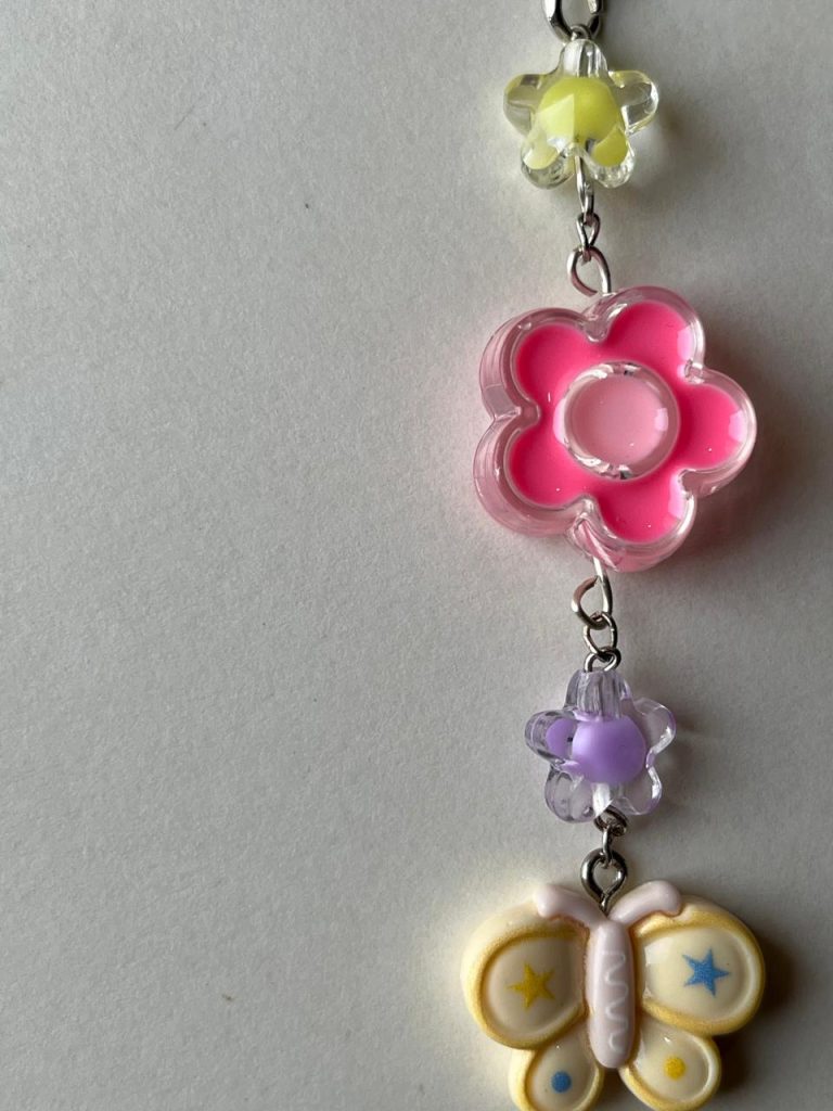 Butterfly Phone Charm – Handmade